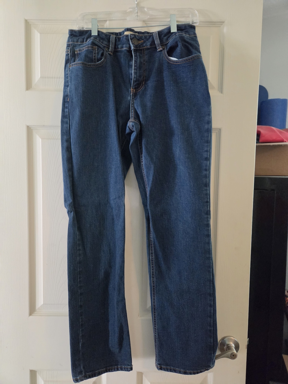 Women's Boot Cut Jeans in Dark Blue